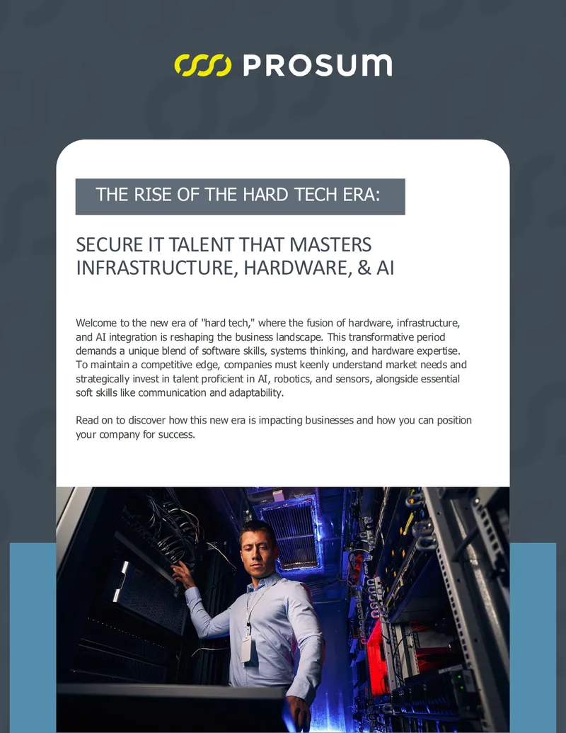 The Rise of the Hard Tech Era
