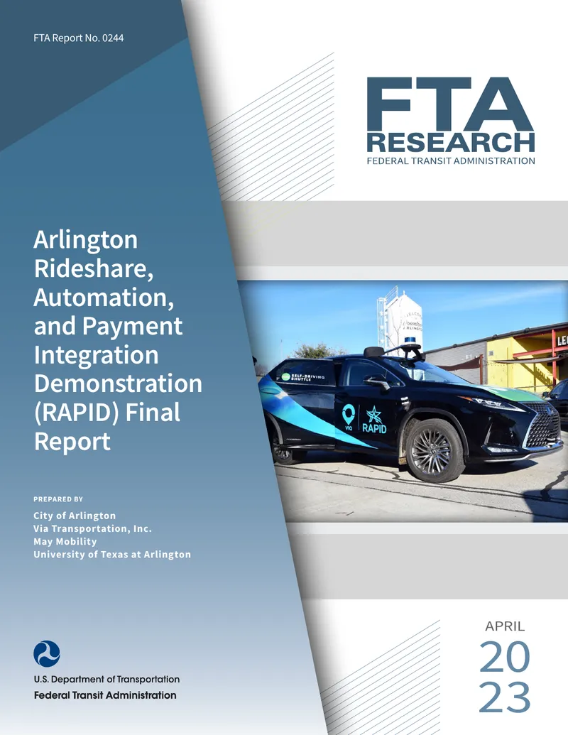 Arlington Rideshare Automation and Payment Integration Final Report