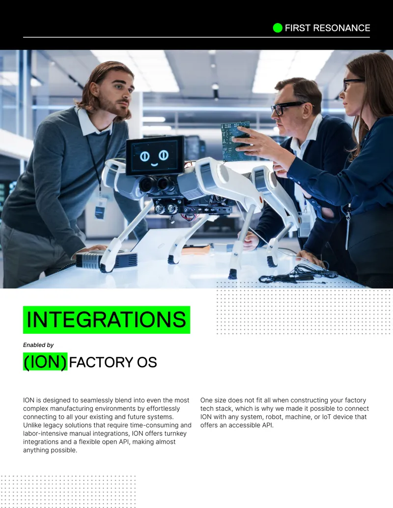 ION Factory OS Integration Capabilities
