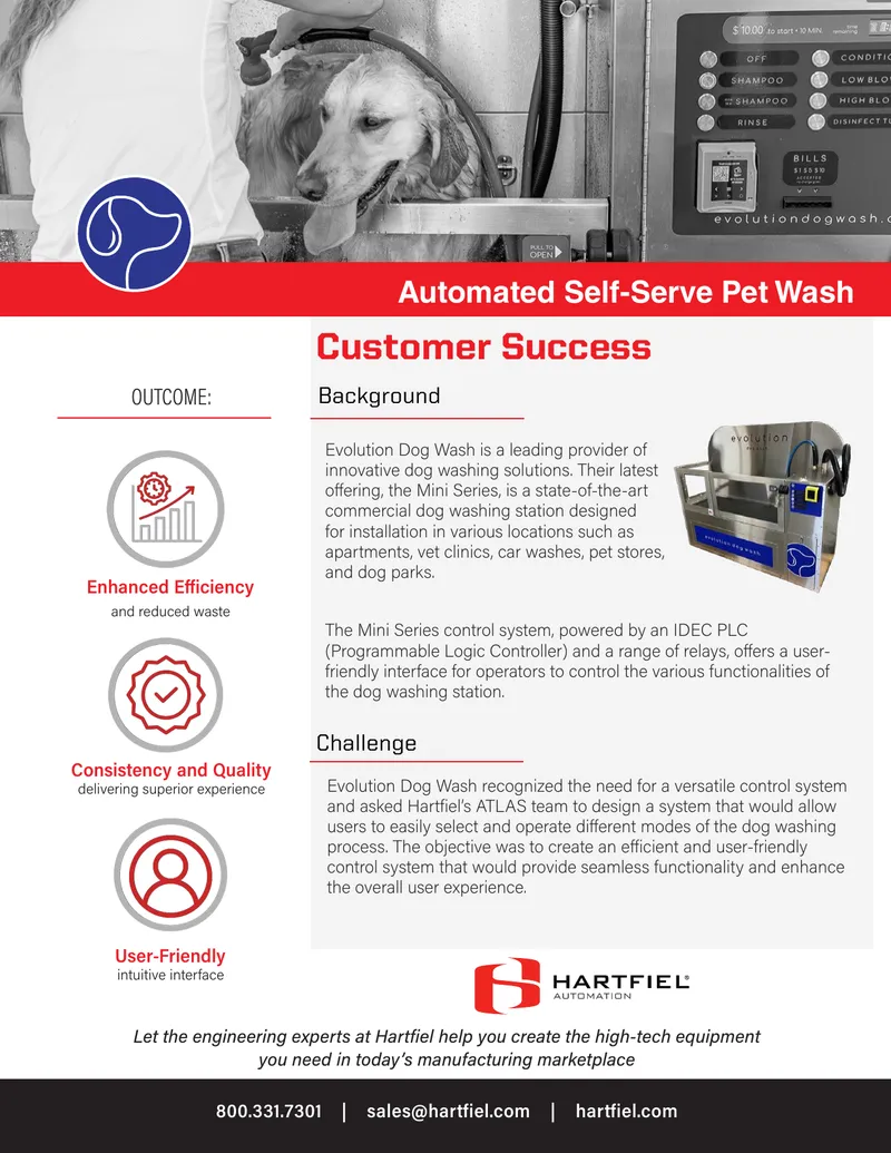 Automated Self-Serve Dog Wash Control System
