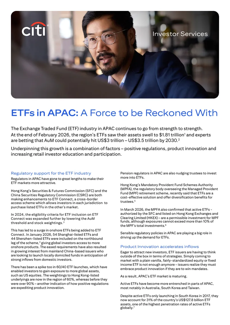 Growth and Innovation in APAC ETF Market