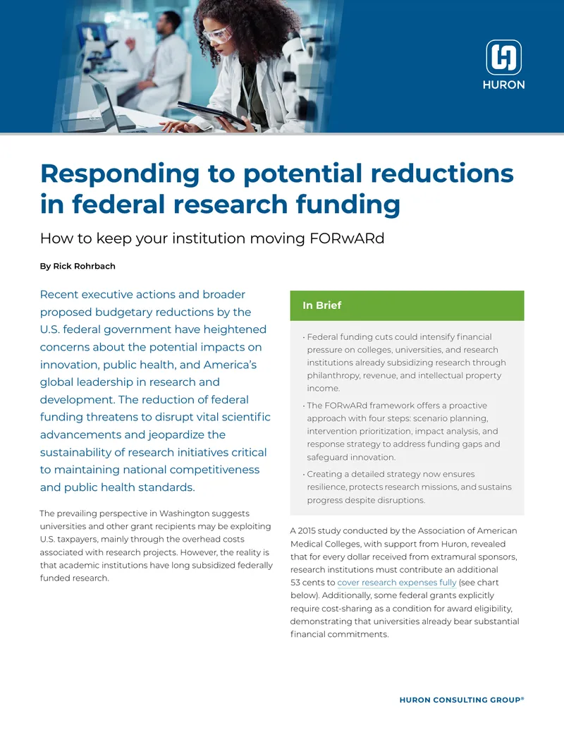 FORwARd Framework for Addressing Research Funding Cuts