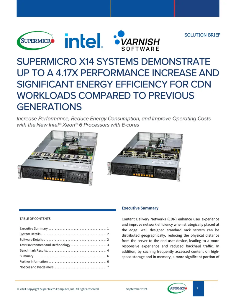 Supermicro X14 Hyper Server Performance Analysis
