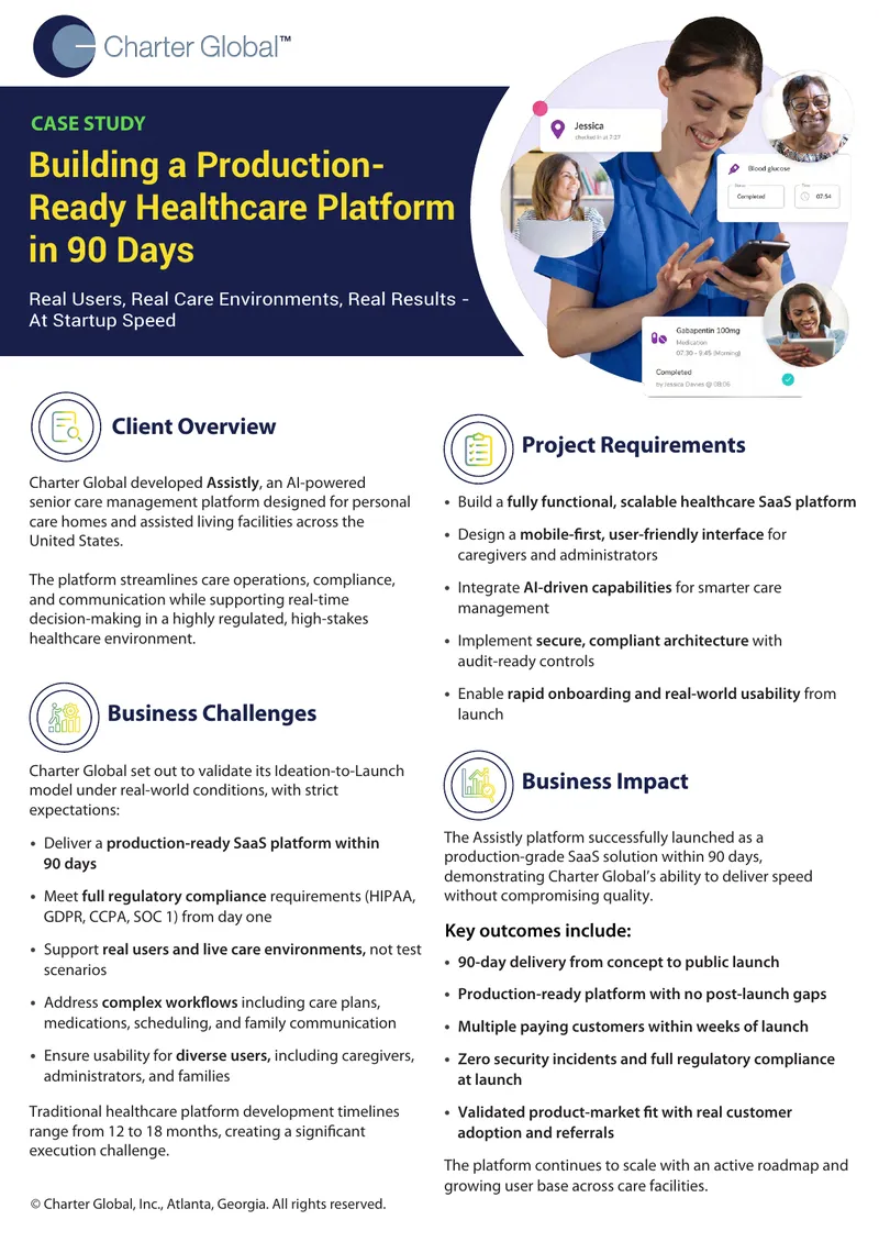 Building a Production-Ready Healthcare Platform in 90 Days