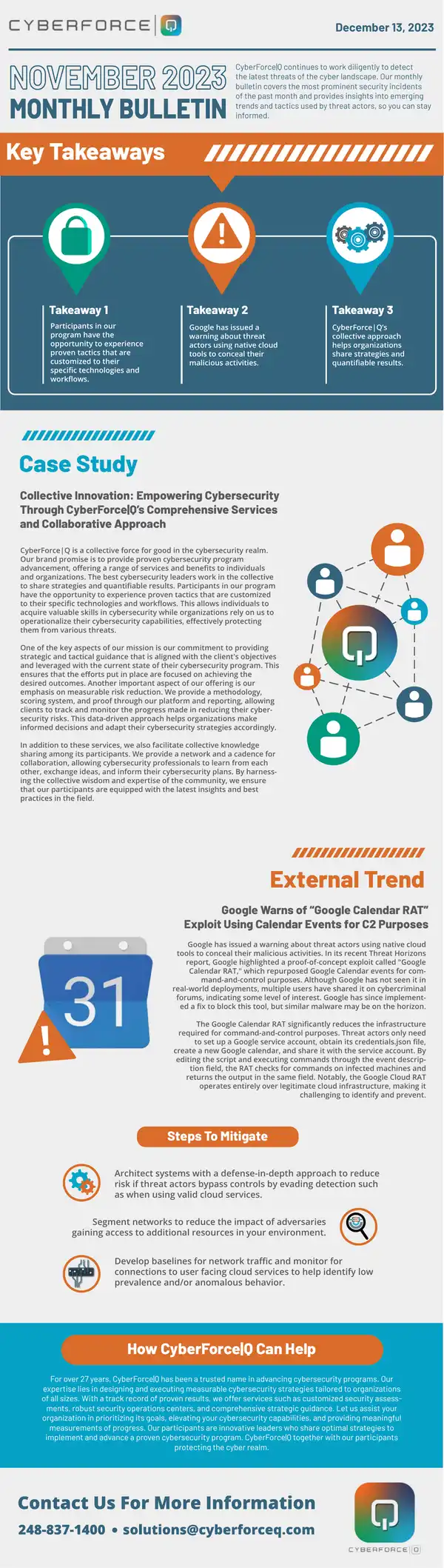 CyberForce|Q Monthly Cybersecurity Bulletin