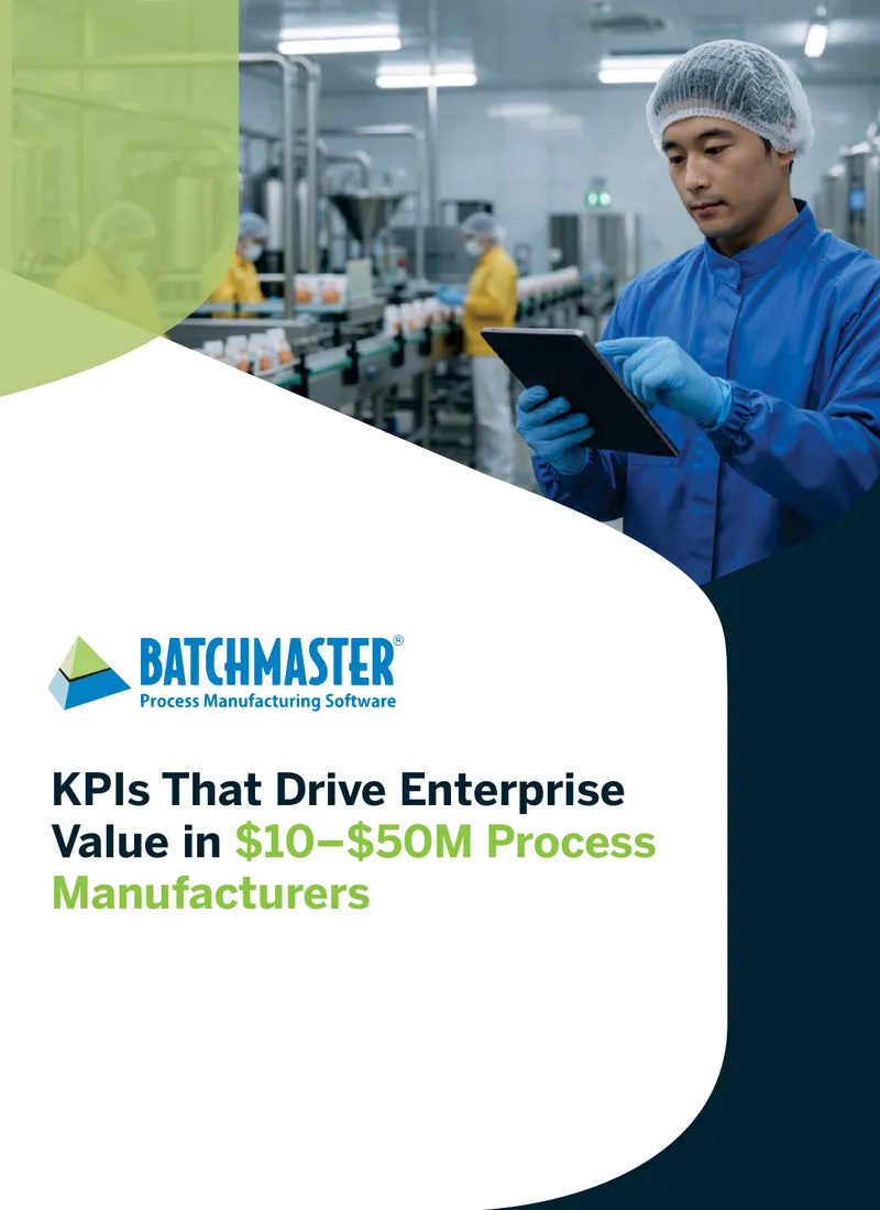 KPIs for Enhancing Enterprise Value in Manufacturing