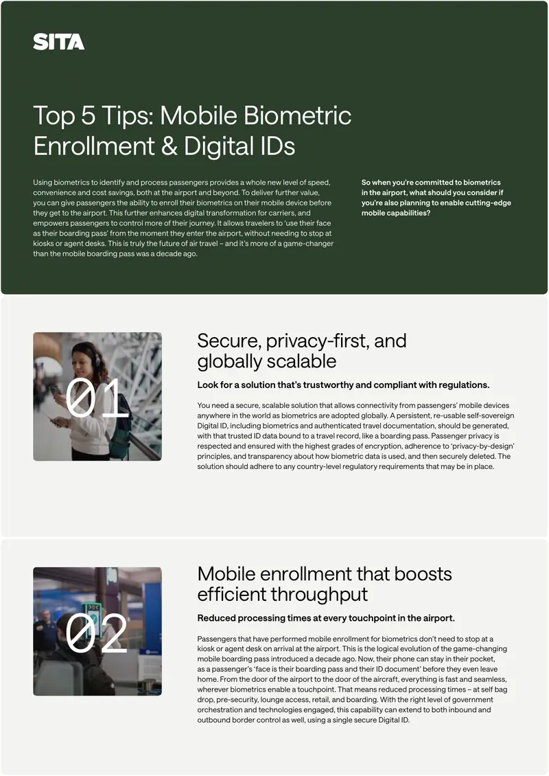 Mobile Biometric Enrollment and Digital ID Solutions