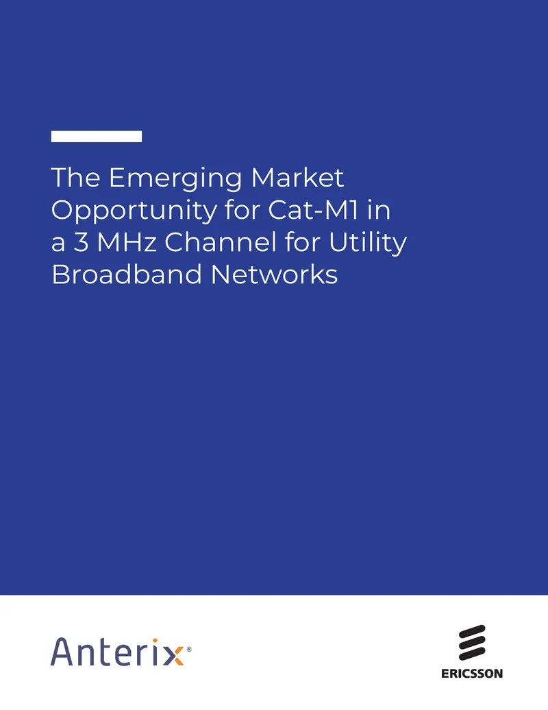 Emerging Market Opportunity for Cat-M1 in Utility Broadband Networks