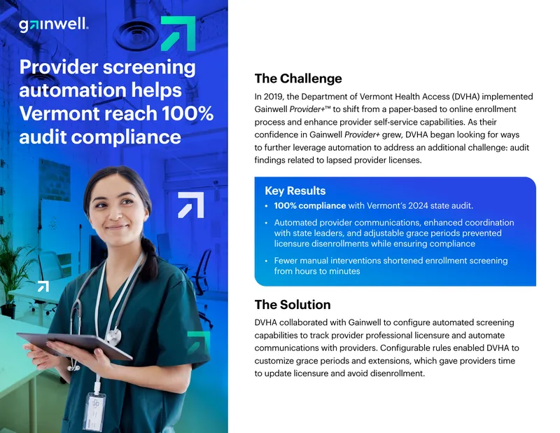 Provider Screening Automation for Audit Compliance