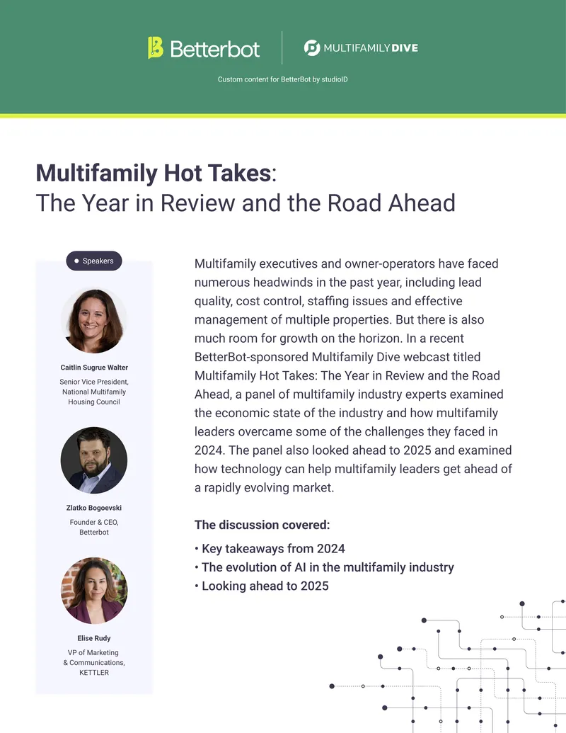 Multifamily Industry Economic Outlook and AI Evolution