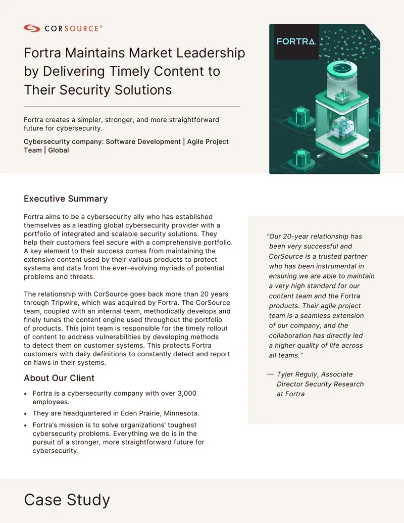 Fortra Cybersecurity Solutions Case Study