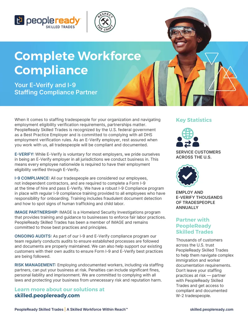 E-Verify and I-9 Compliance Guide for Staffing