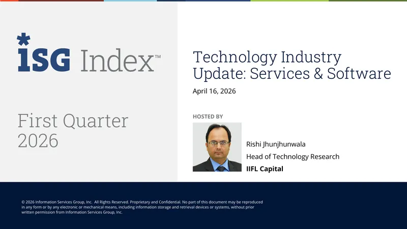 Technology Industry Update for First Quarter 2026