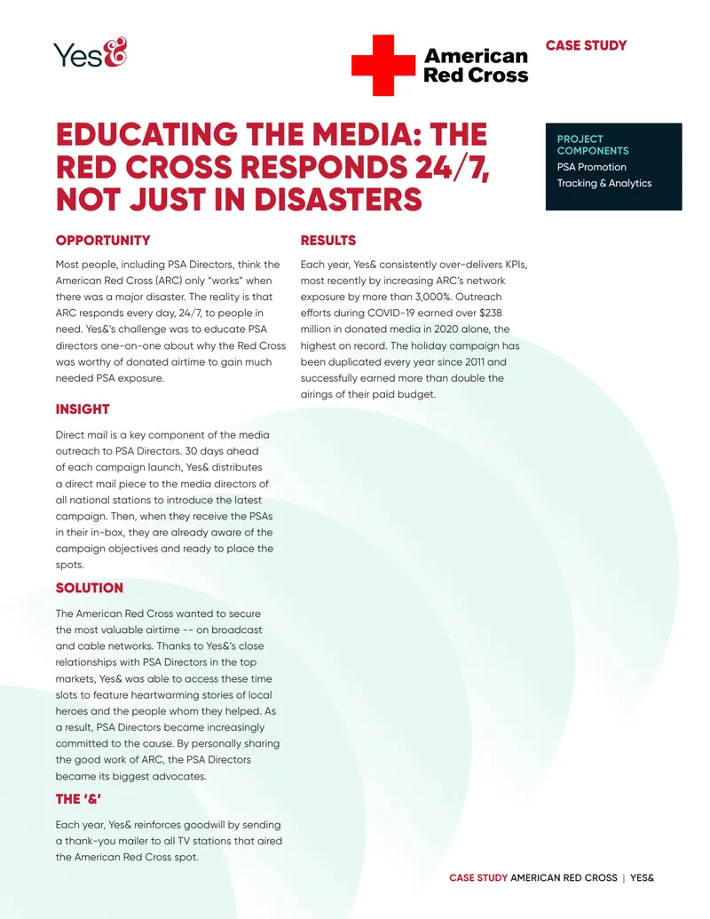 Educating Media About American Red Cross Outreach