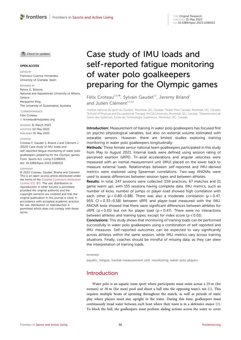 Case Study on IMU Loads and Fatigue Monitoring