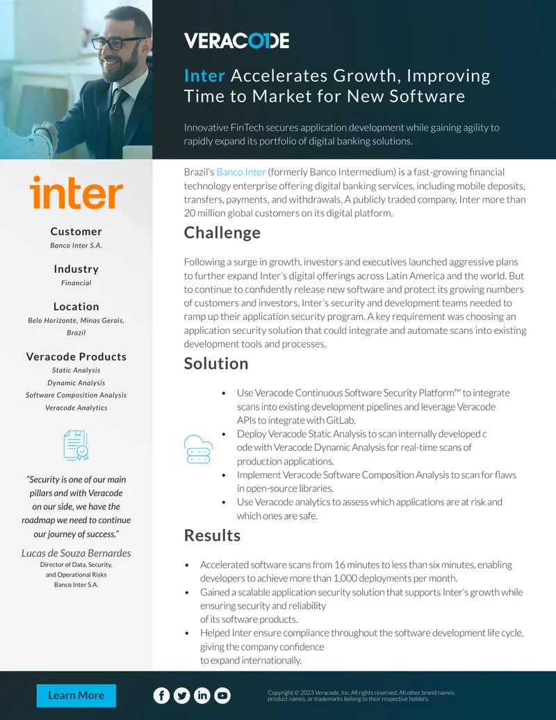 Application Security Integration for Financial Technology