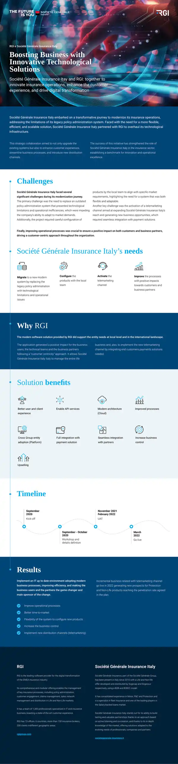 Société Générale Insurance Italy Modernization Initiative