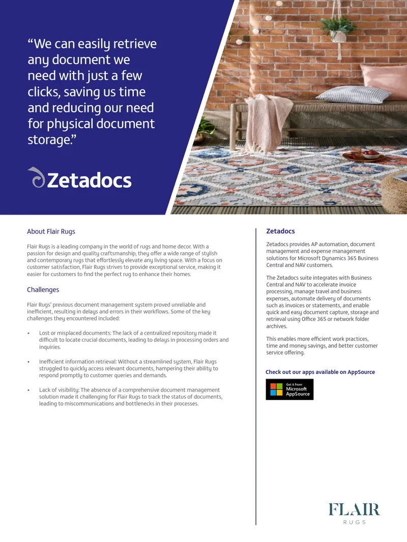 Zetadocs Document Management Implementation Case Study