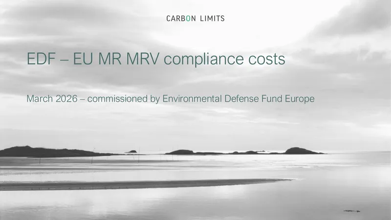 EU Methane Regulation MRV Compliance Cost Analysis