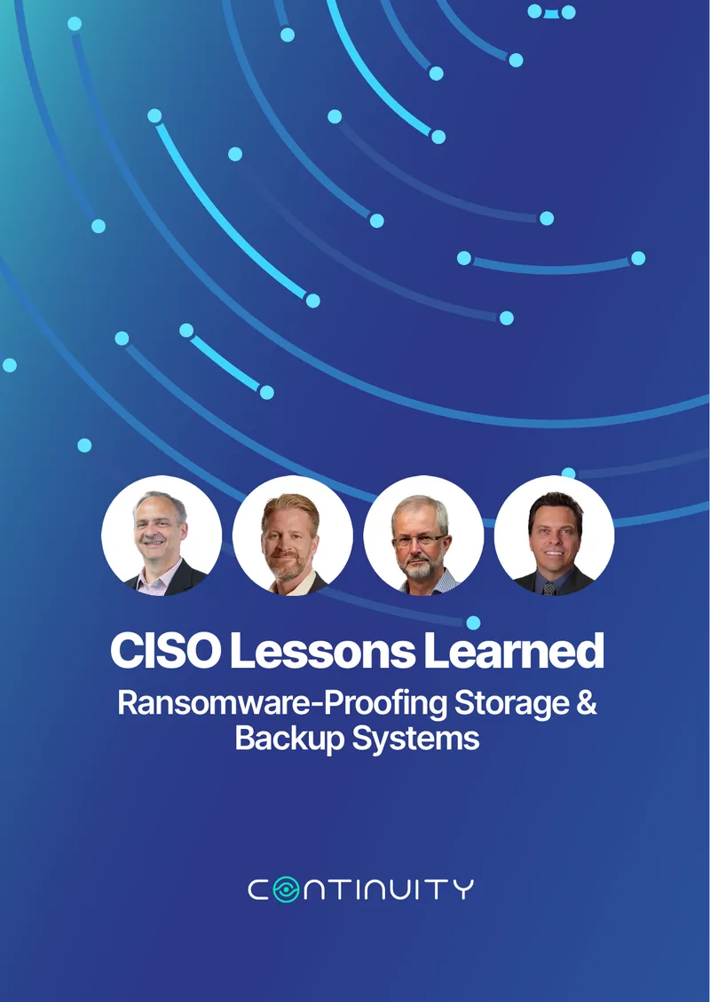 CISO Lessons on Ransomware and Backup Security