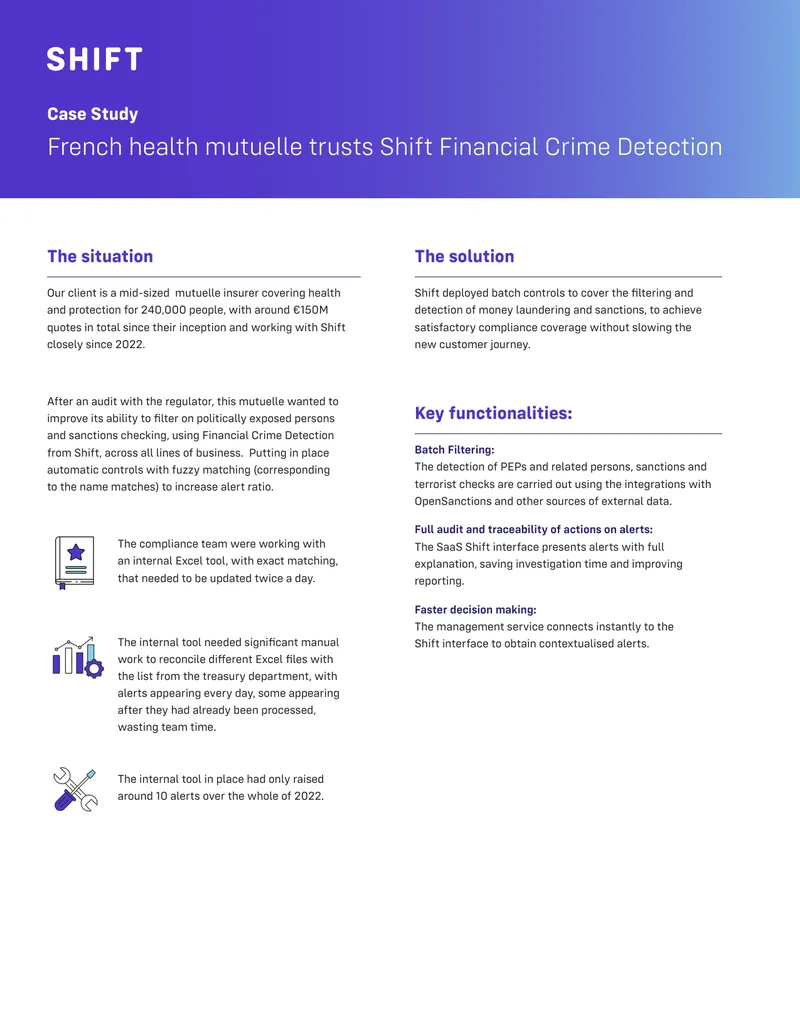 Financial Crime Detection Implementation Case Study