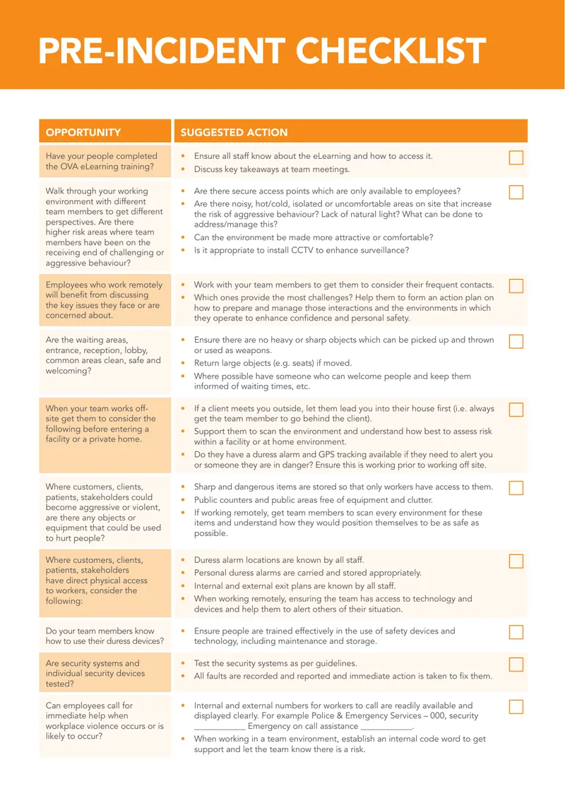 Workplace Violence Prevention and Management Guide