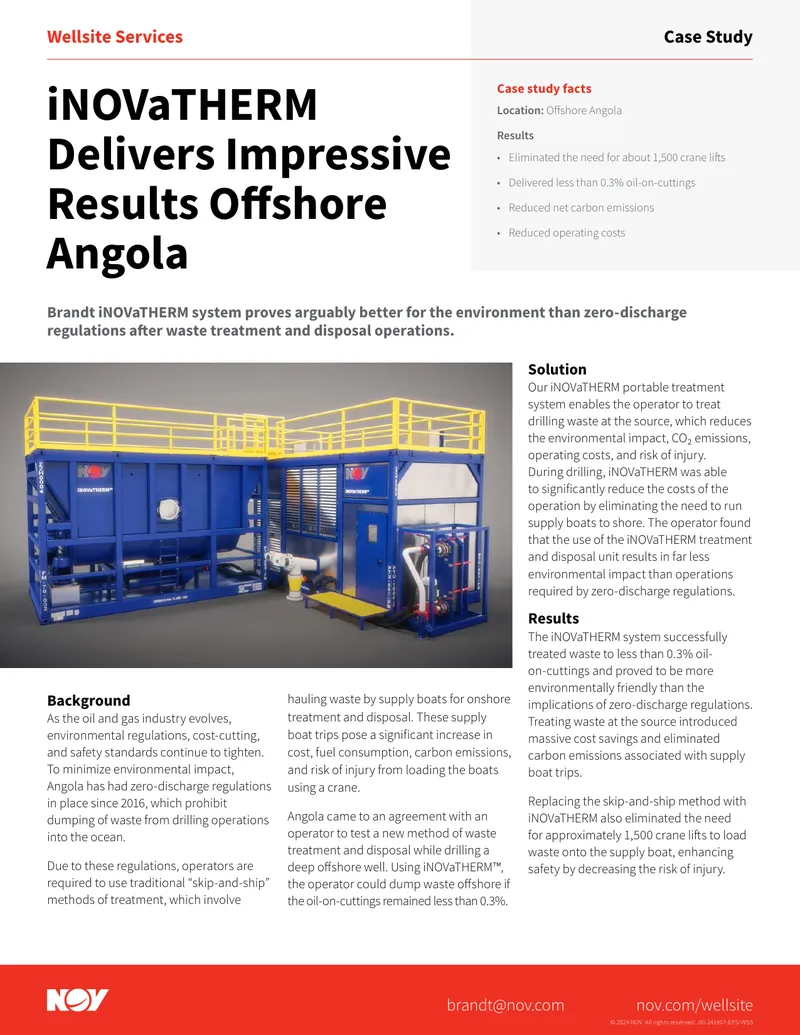 iNOVaTHERM Waste Treatment Case Study