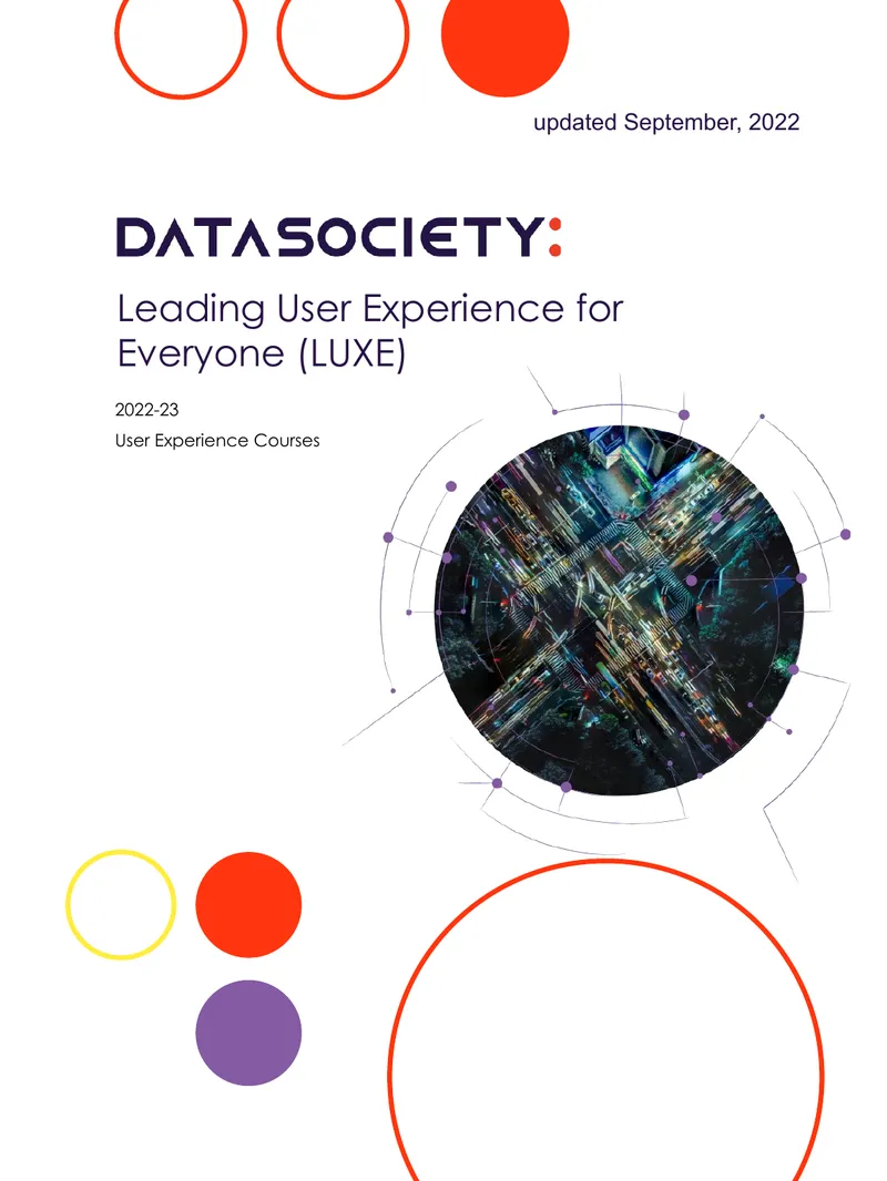 User Experience Training Catalog for Air Force