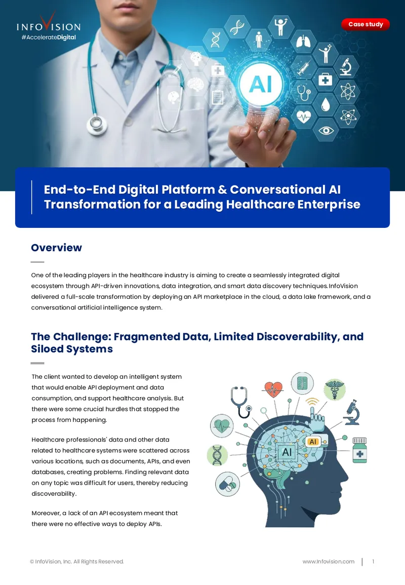 End-to-End Digital Platform and Conversational AI Transformation