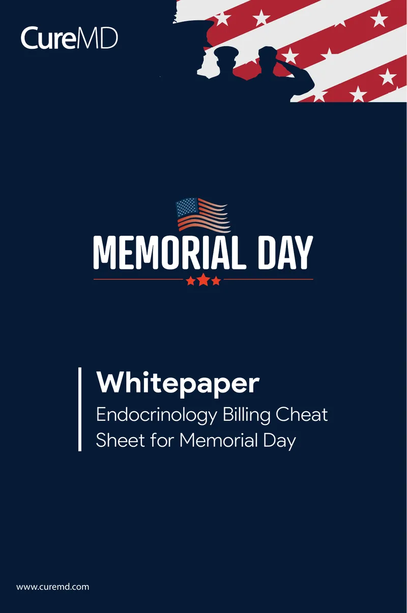 Endocrinology Billing Guide for Memorial Day