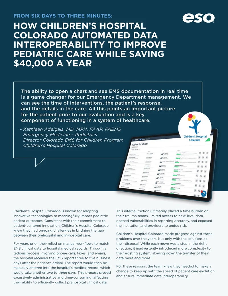 Automating Data Interoperability in Pediatric Care