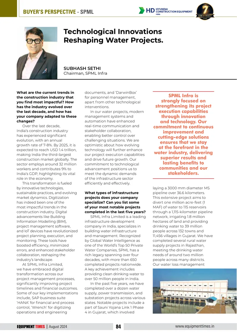 Technological Innovations Reshaping Water Projects