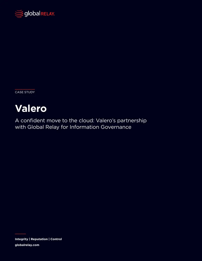 Valero's Cloud Migration for Information Governance