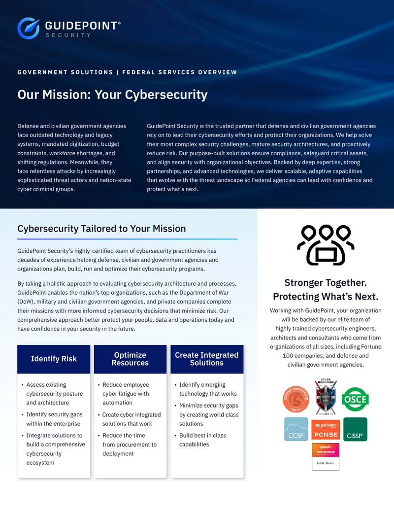 Cybersecurity Solutions for Government Agencies