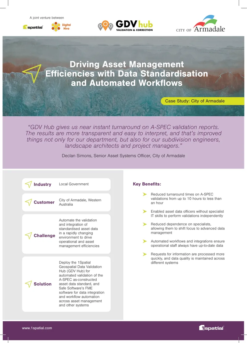 Driving Asset Management Efficiencies with GDV Hub