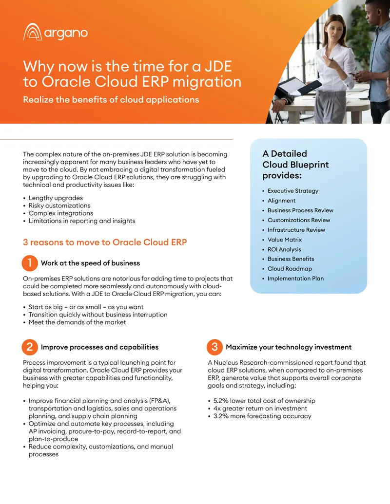 Migration to Oracle Cloud ERP Benefits
