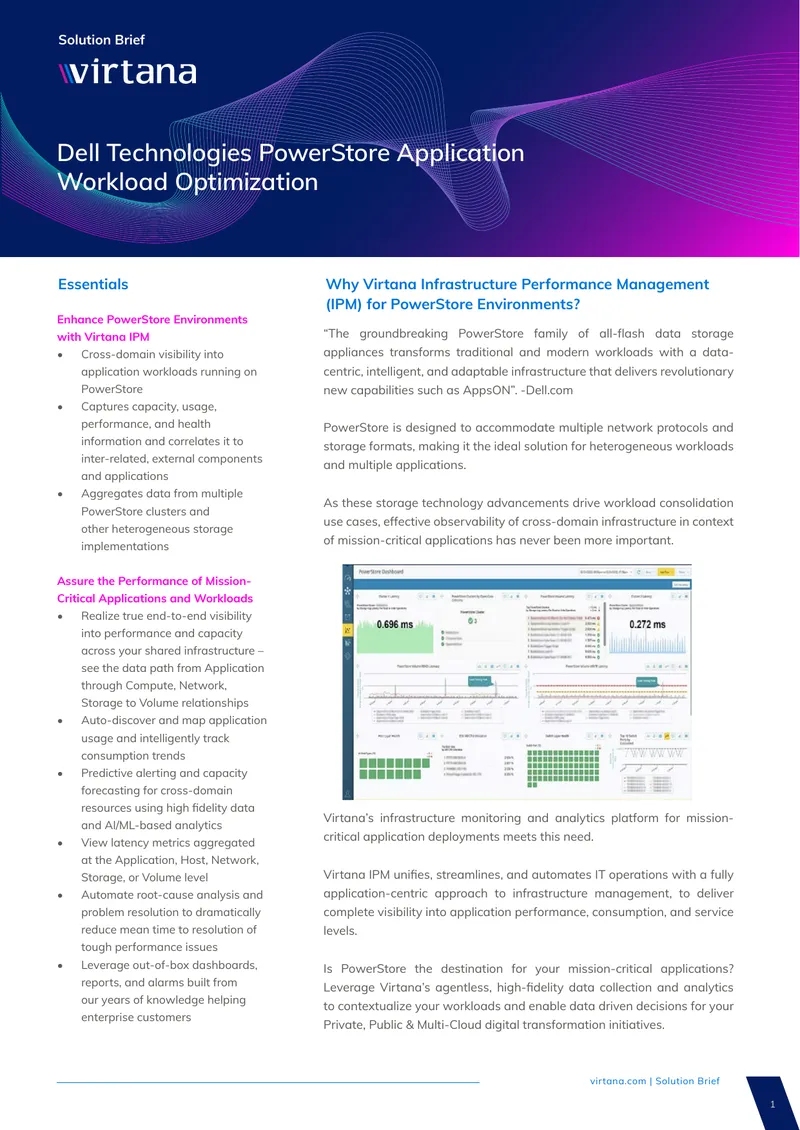 Dell Technologies PowerStore Workload Optimization Guide