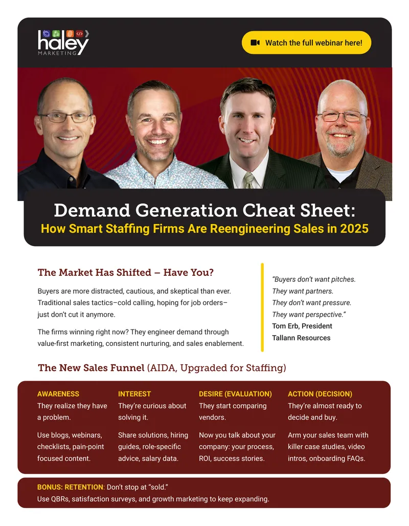 Demand Generation Strategies for Staffing Firms