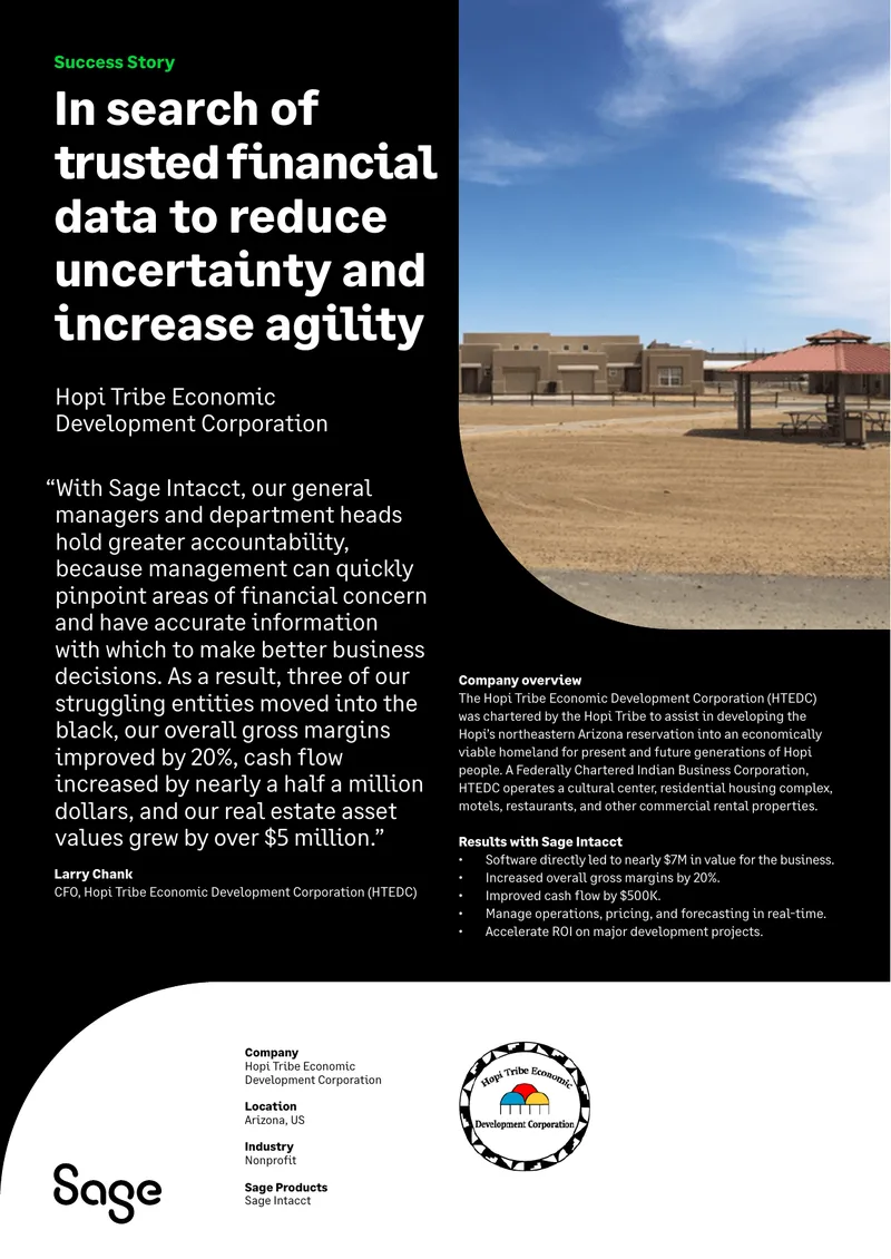 Hopi Tribe Economic Development Corporation Success Story