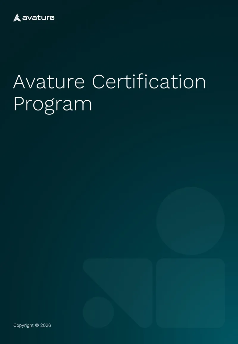 Avature Certification Program Overview