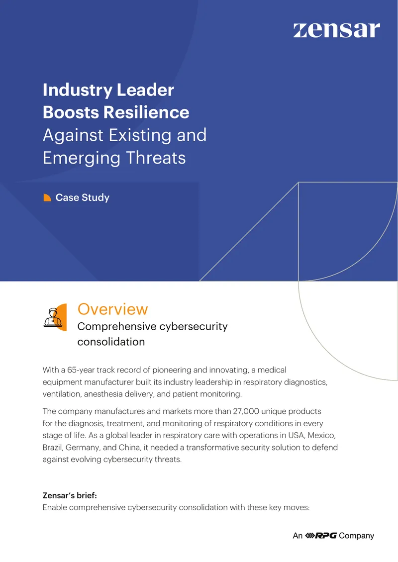 Cybersecurity Consolidation Case Study