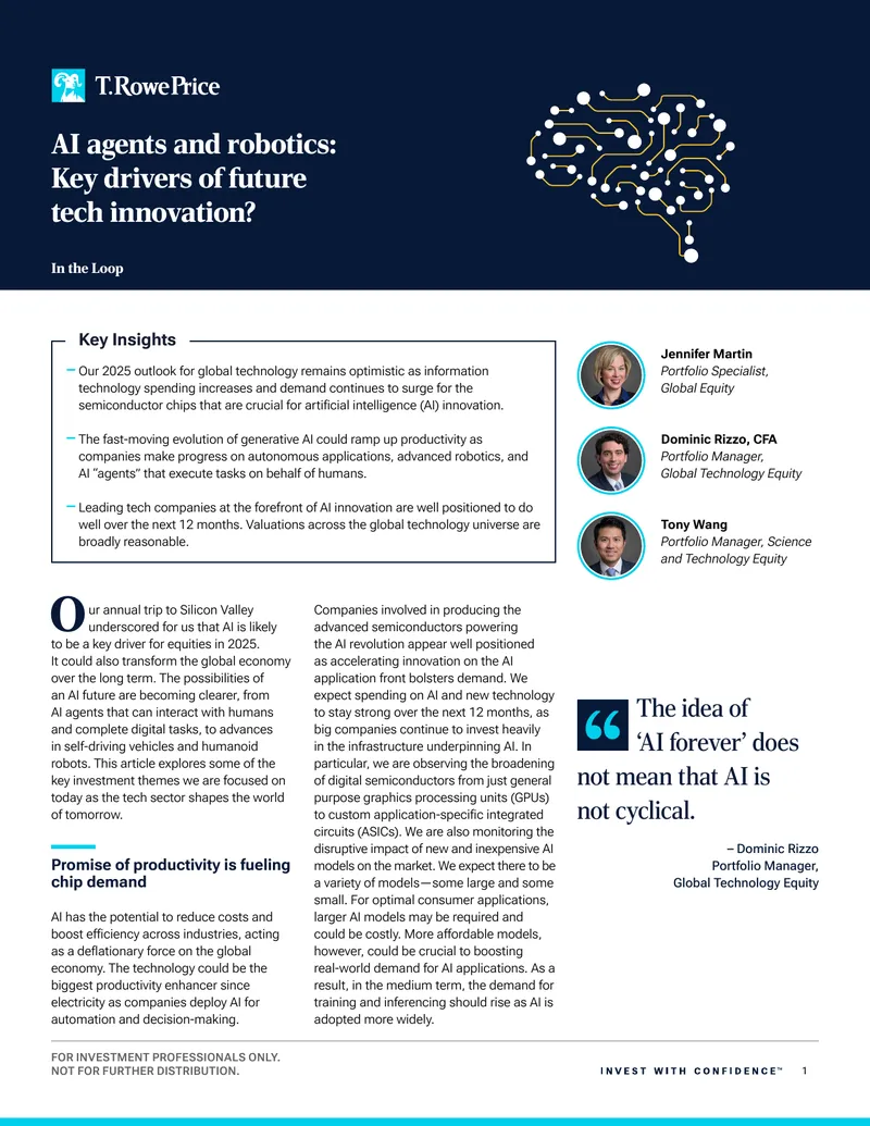 AI Agents and Robotics as Future Technology Drivers