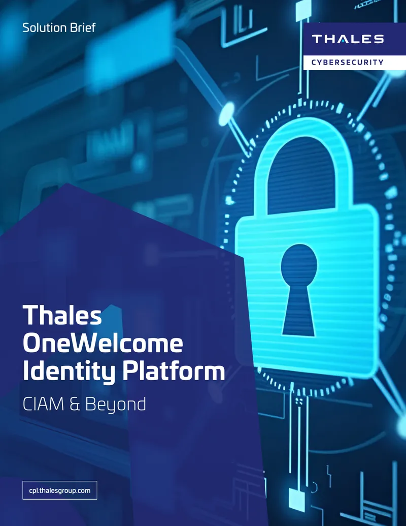 Thales OneWelcome Identity Platform Overview