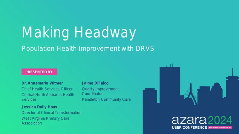 Population Health Improvement Initiatives in Alabama and West Virginia