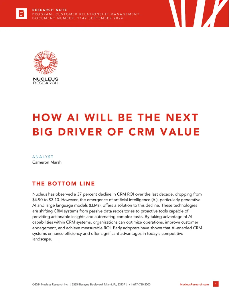 Impact of AI on Customer Relationship Management