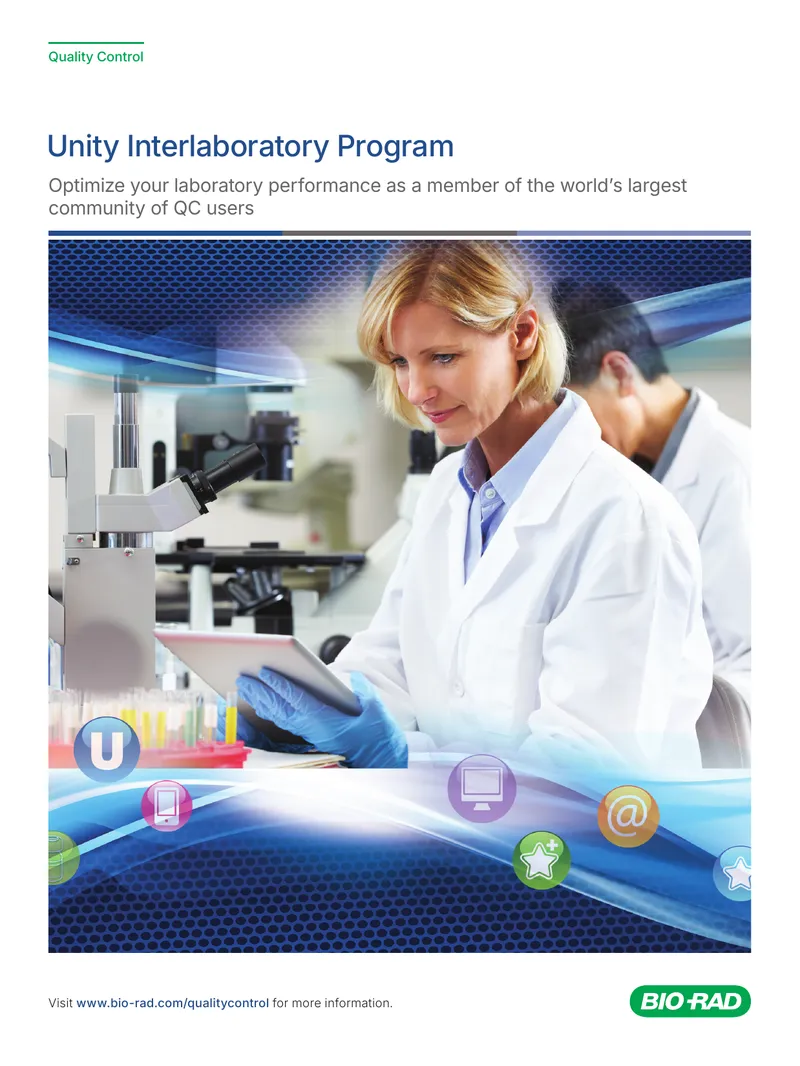 Unity Interlaboratory Program for Quality Control