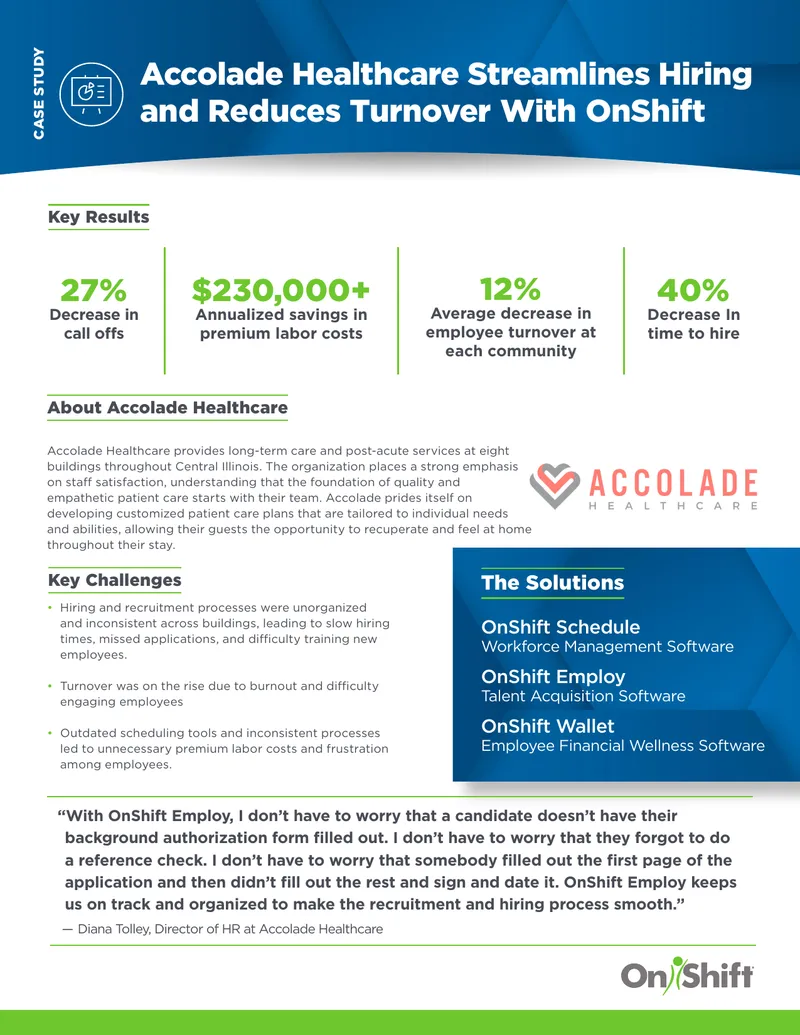 Accolade Healthcare Hiring Process Improvement Case Study