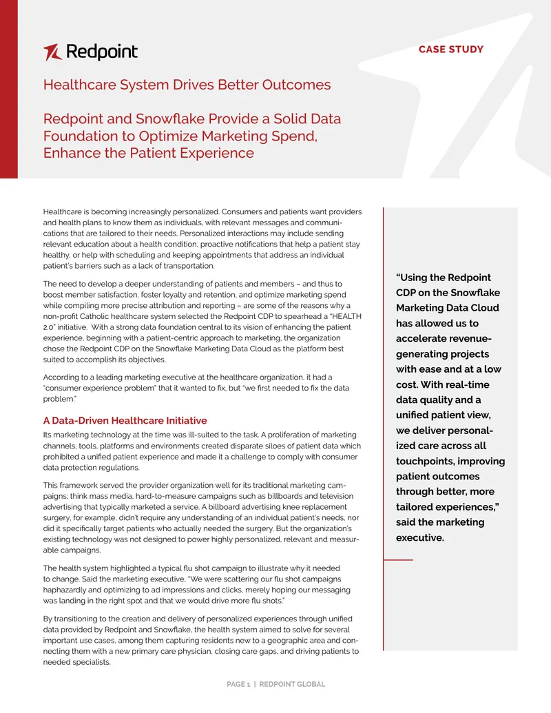 Healthcare System Drives Better Outcomes