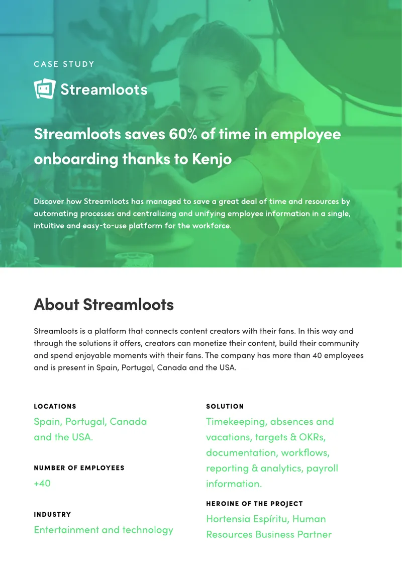 Streamloots Case Study on Employee Onboarding