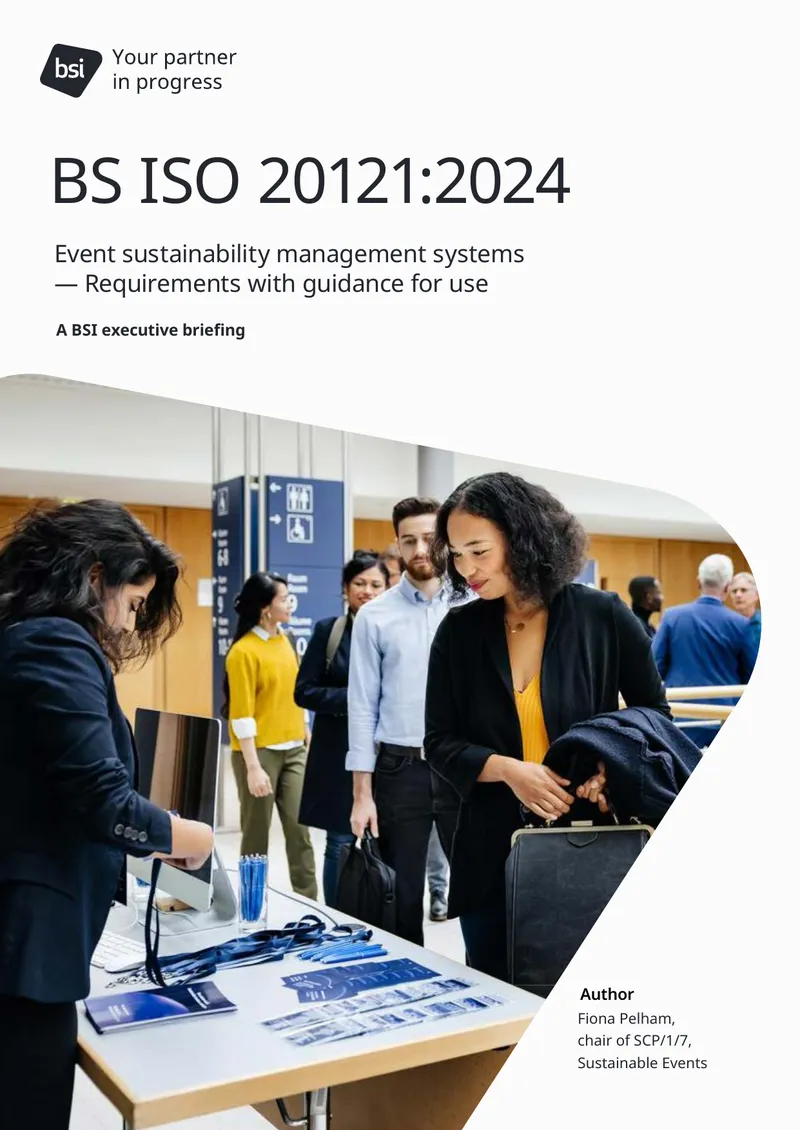BS ISO 20121:2024 Event Sustainability Management Framework
